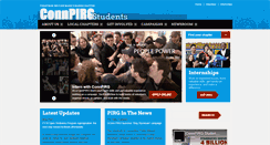 Desktop Screenshot of connpirgstudents.org
